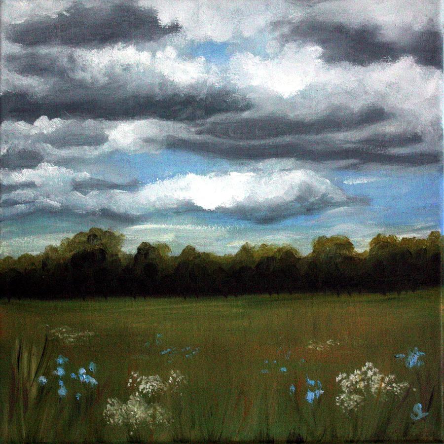 Niagara Sky #2 Painting by Sarah Lynch
