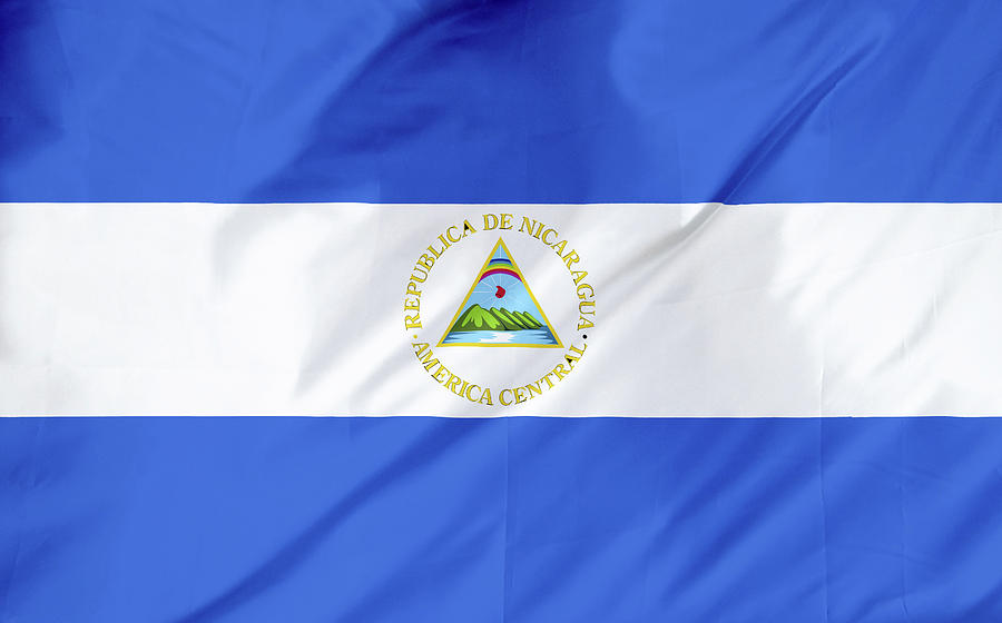 Nicaragua Flag Digital Art by Hasan Ahmed - Fine Art America