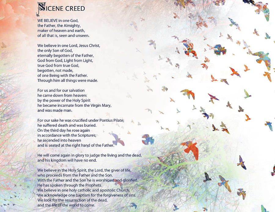 Nicene Creed Painting - Nicene Creed by Trilby Cole
