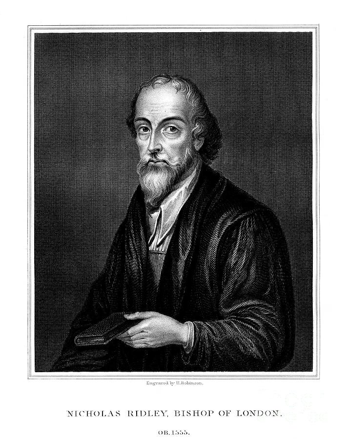 Nicholas Ridley, English Clergyman Drawing by Print Collector