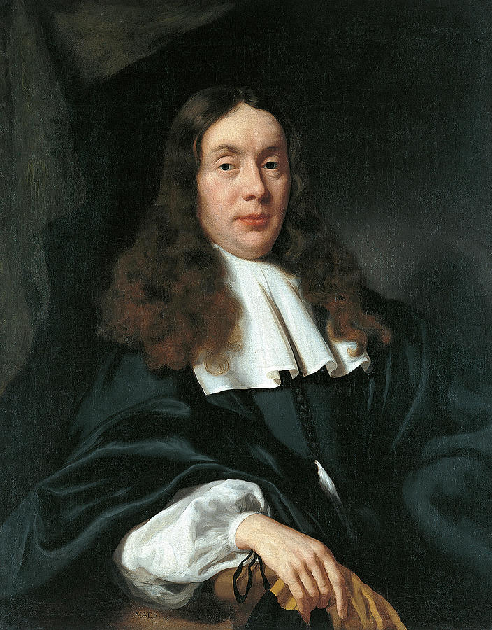 Nicolaes Maes -Dordrecht, 1634 -Amsterdam, 1693-. Portrait Of A Man -ca ...