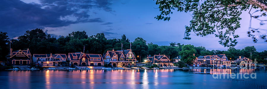 Night at Boat House Row  Photograph by Nick Zelinsky Jr