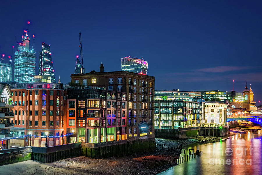 Night at the Thames by Fine Art On Your Wall Night at the Thames by Fine Art On Your Wall