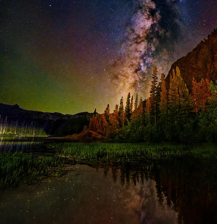 Landscape Photograph - Night At Twin Lake by Bruce Li