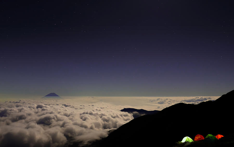Night Camp In The Sky Photograph by Yuta Kimura