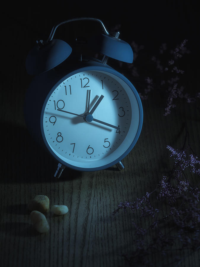 Night Clock Photograph by Yihao Wang
