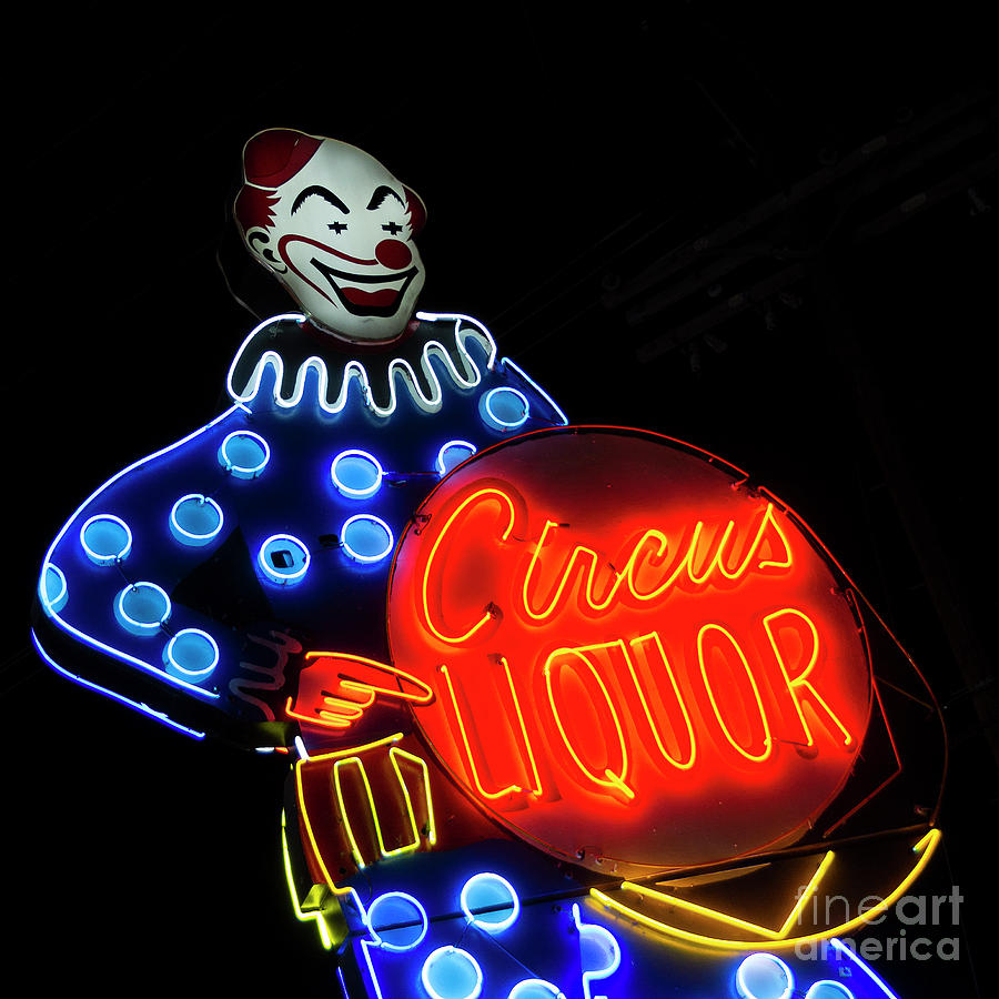 Night Clown Photograph by Lenore Locken