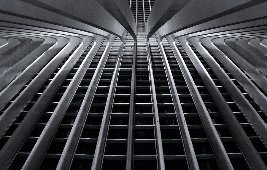 Architecture Photograph - Night Curves by Jef Van Den Houte