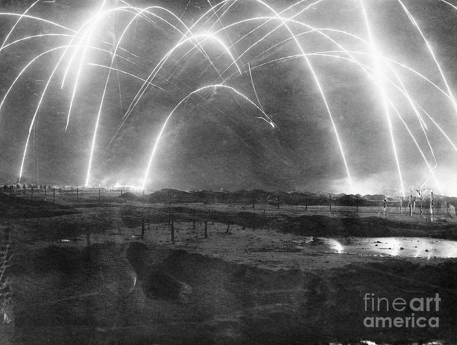 Night Drill By British Troops Photograph by Us National Archives/science Photo Library