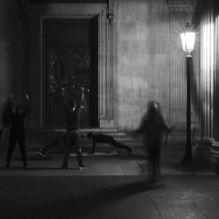 Louvre Photograph - Night Fitness by Luca Roveda