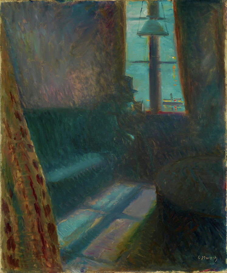 Edvard Munch Painting - Night in Saint-Cloud - Digital Remastered Edition by Edvard Munch