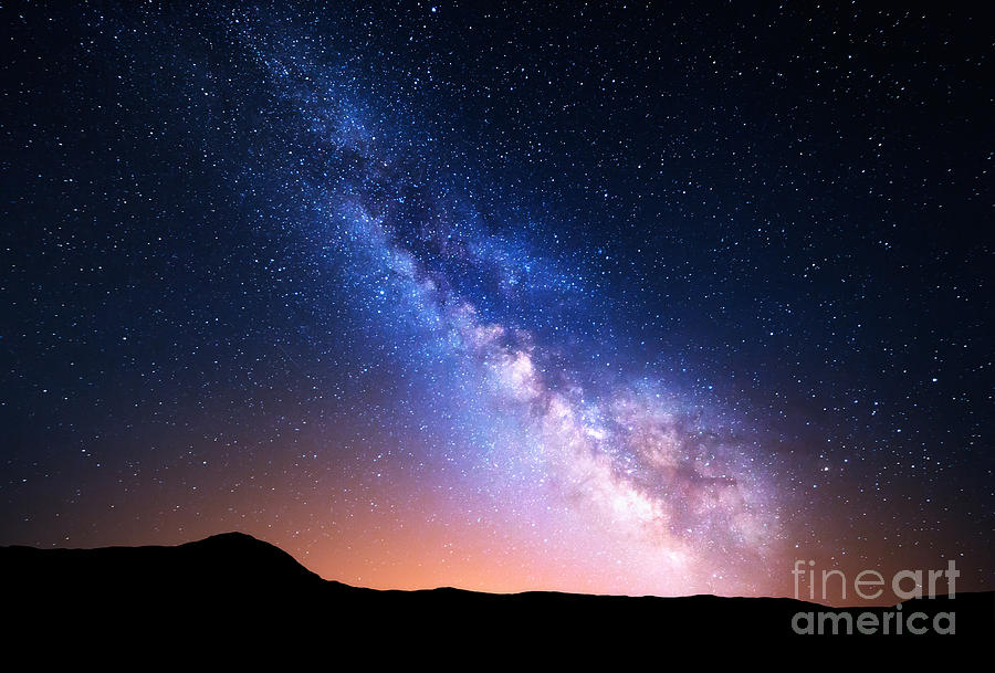 Nocturnal Photograph - Night Landscape With Colorful Milky Way by Denis Belitsky Nocturnal Photograph - Night Landscape With Colorful Milky Way by Denis Belitsky