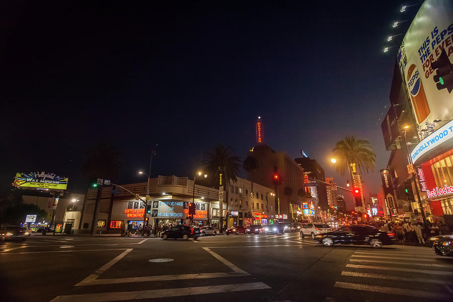 Night Life In Hollywood Photograph