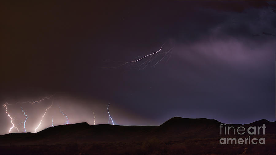Night Lightning Photograph by Mark Jackson