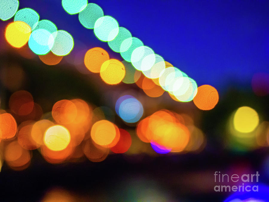 Night Lights Abstract Photography Photograph by Alissa Beth Photography