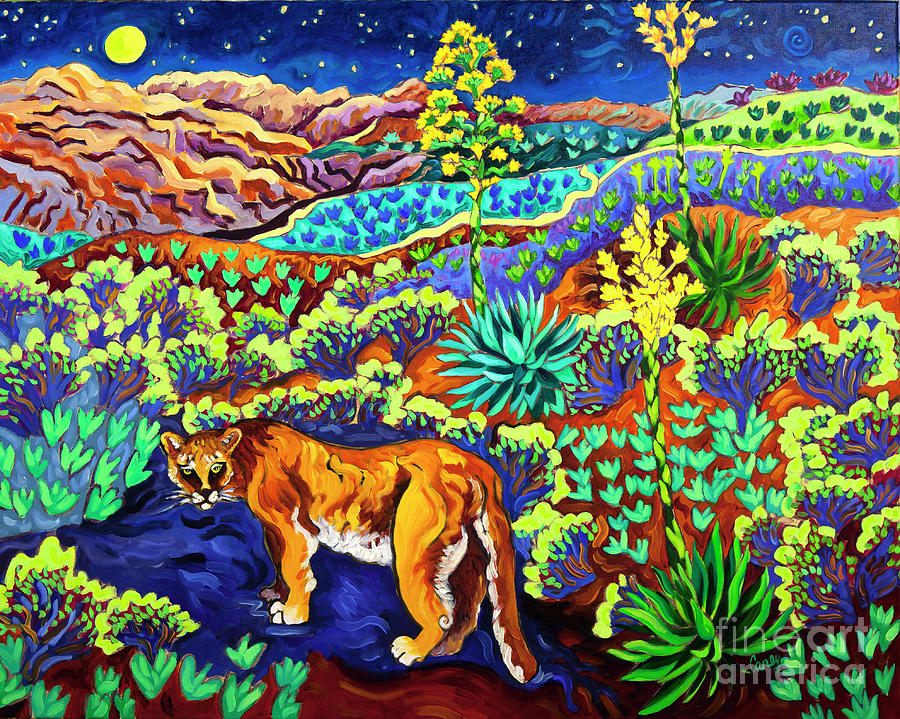 Night Moves Painting by Cathy Carey