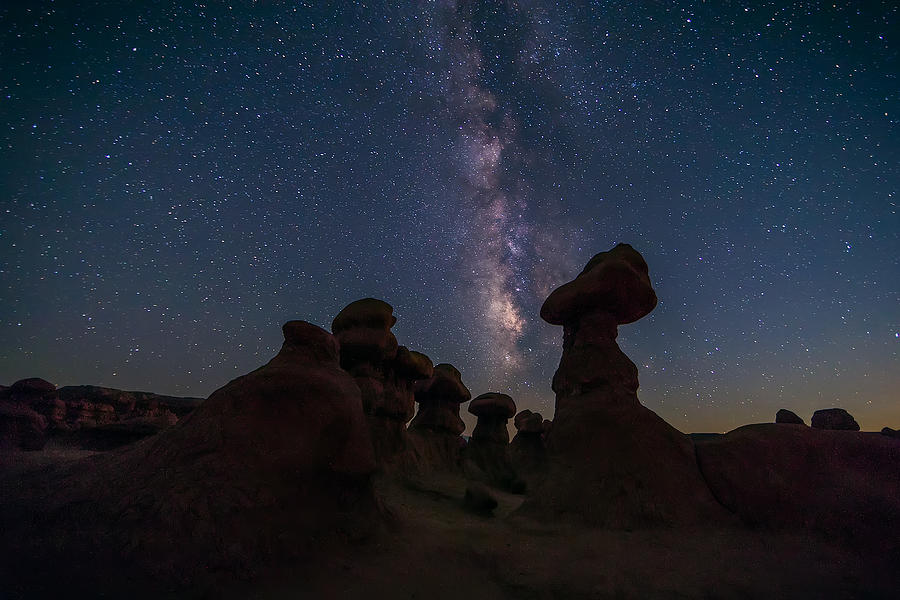 Utah Photograph - Night Of Goblin by Eunice Kim