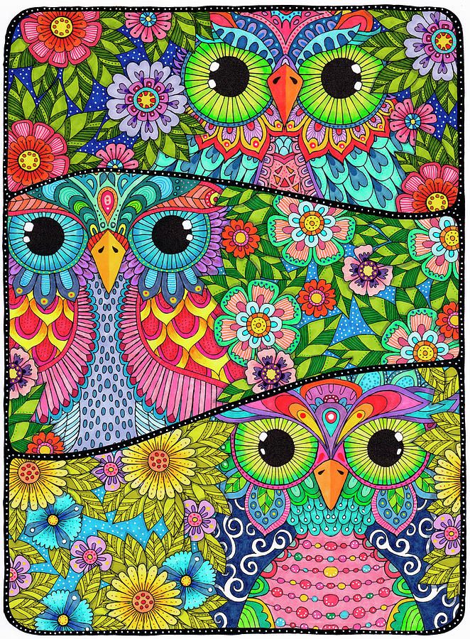 Night Owls 29 - Color Digital Art by Hello Angel - Pixels