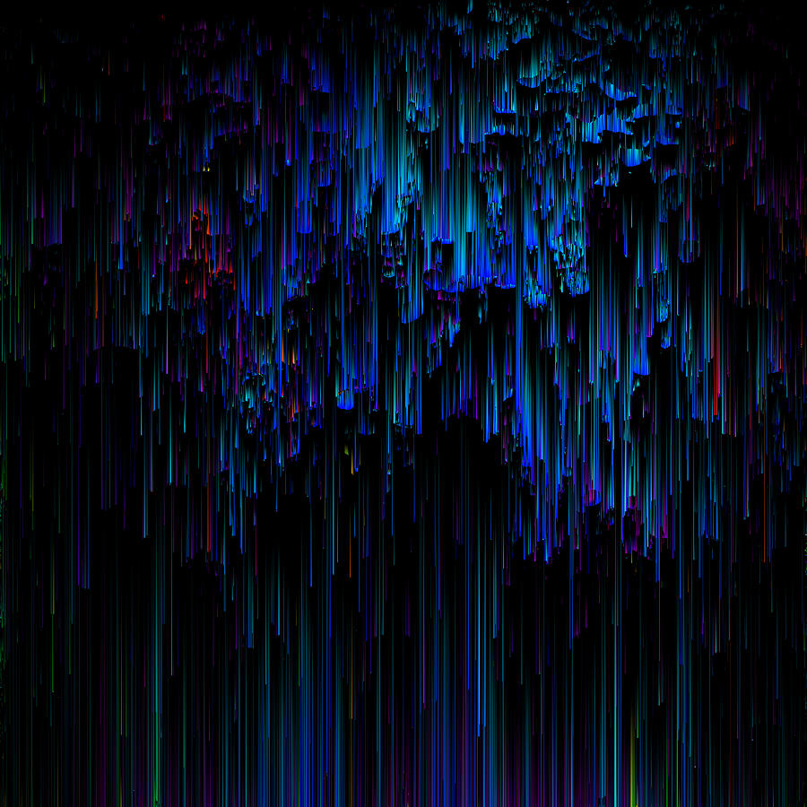 Night Rain Digital Art by Jennifer Walsh