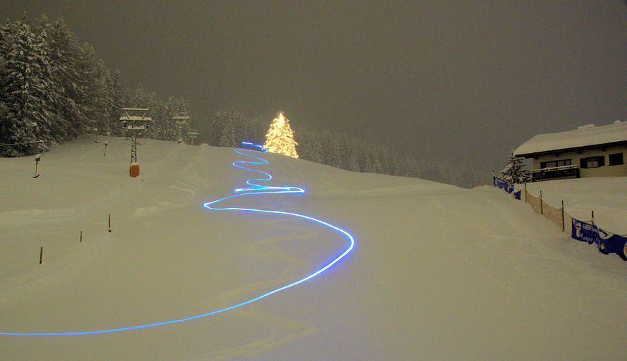 Night Skiing Photograph by Mike Meysner Photography