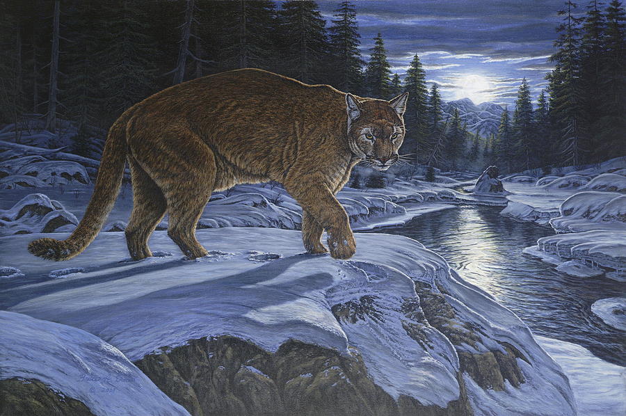 Night Stalker Painting by Bruce Dumas