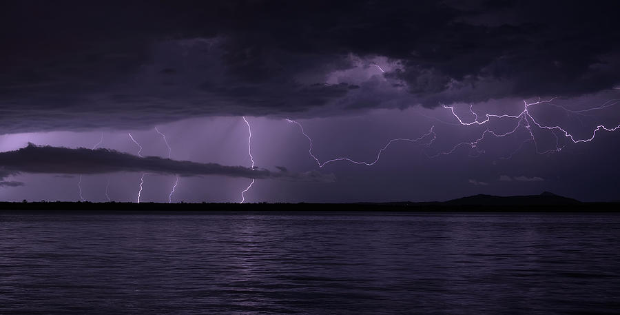 Night storm 2 Photograph by Nicolas Lombard