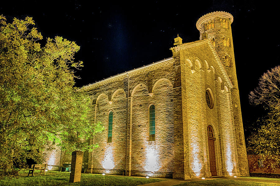 Night View Of Ancient Parish Church  Photograph by Vivida Photo PC