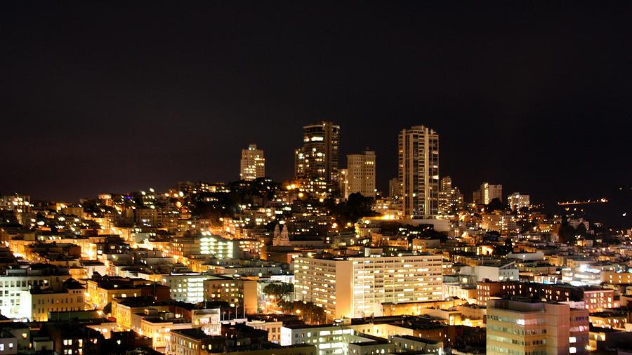 Night View Of San Francisco Photograph by J.castro