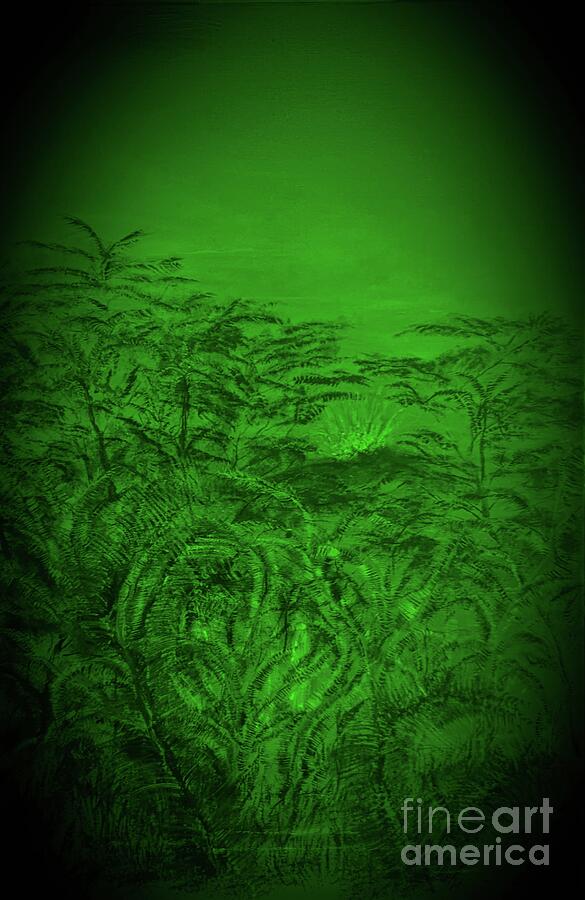 Night Vision Painting by Michael Silbaugh