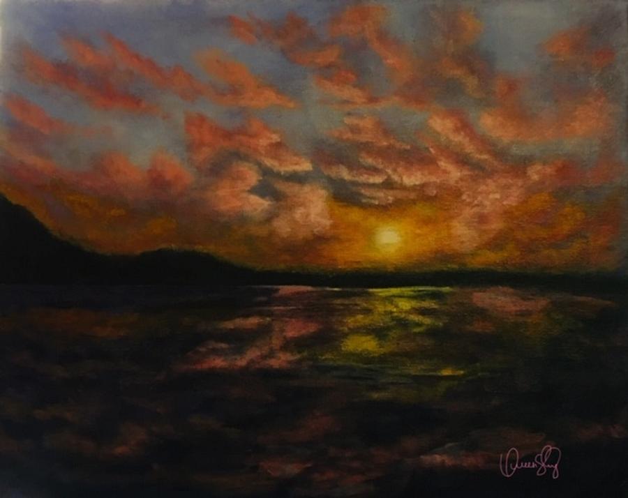 Nightfall II Painting by Queen Gardner
