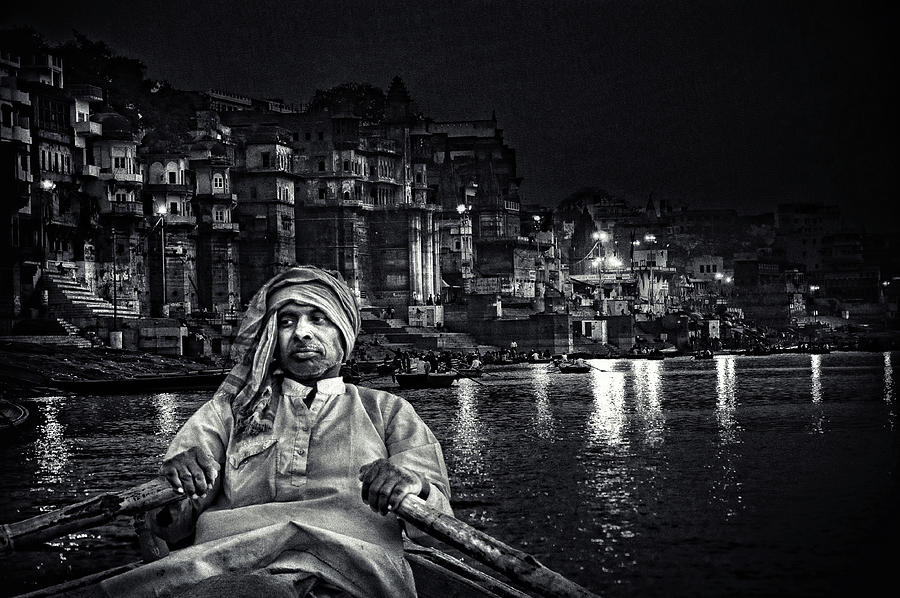 Nights In Varanasi Photograph by Piet Flour