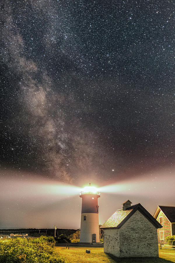 Nightscape Over Nauset Light by Thomas Gaitley Nightscape Over Nauset Light by Thomas Gaitley