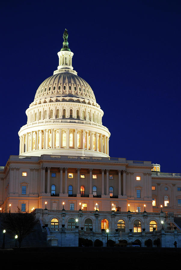 Nighttime on Washington Photograph by James Kirkikis - Fine Art America