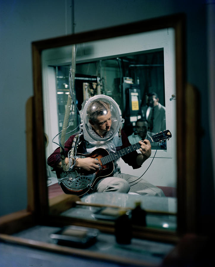 Guitar Still Life Photograph - NIH Metabolism Experiment by Yale Joel