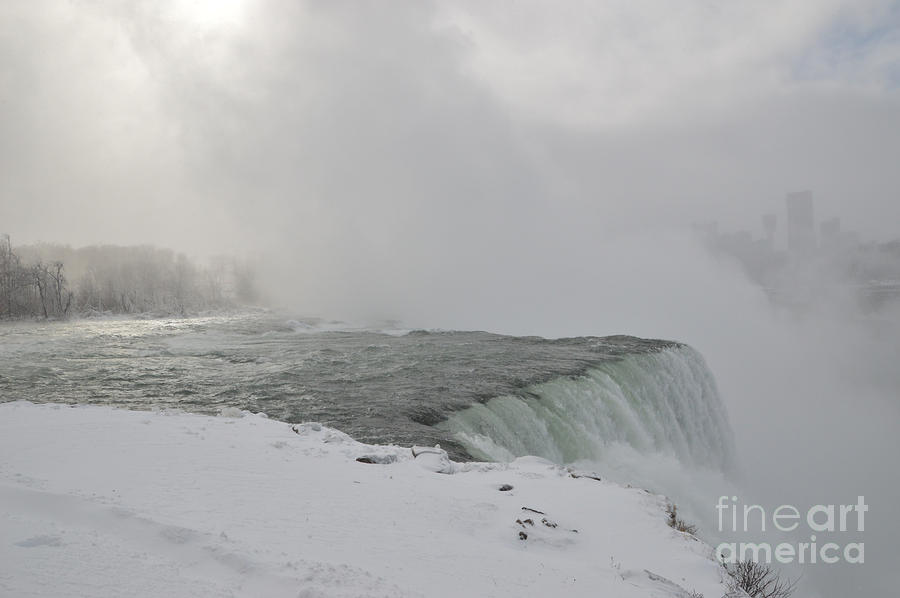 Niiagara Falls During Winter Storm Of January 20, 2019 Photograph by Sheila Lee