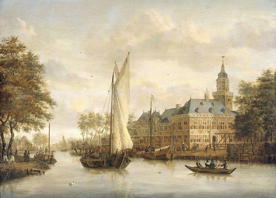 Nijenrode Castle on the Vecht near Breukelen. Painting by Jacobus Storck Nijenrode Castle on the Vecht near Breukelen. Painting by Jacobus Storck