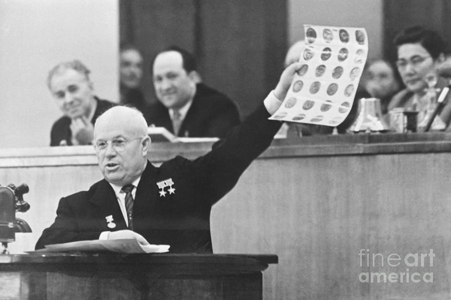 Nikita Khrushchev Before The Soviet Photograph by Bettmann