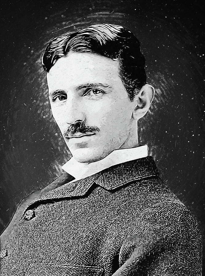 Nikola Tesla Digital Art by Zapista OU | Fine Art America