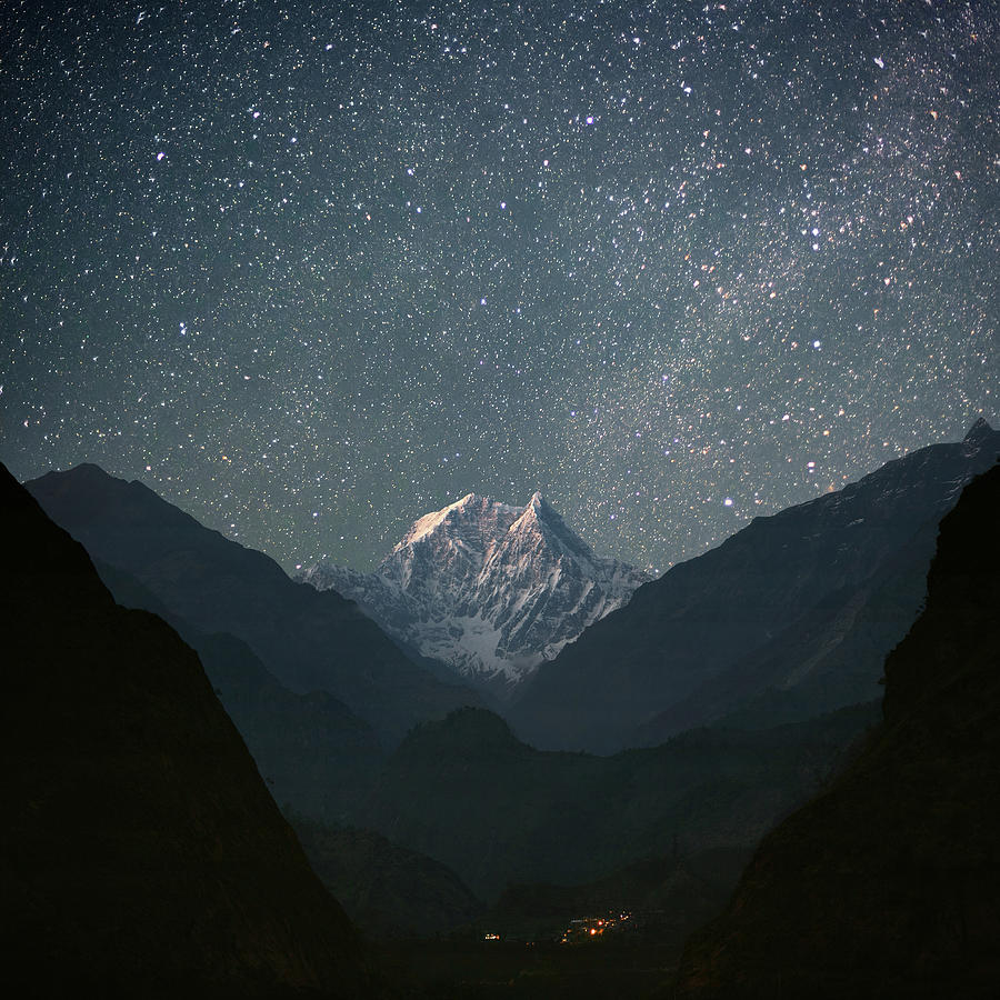 Himalayas Photograph - Nilgiri South 6839 M by Anton Jankovoy