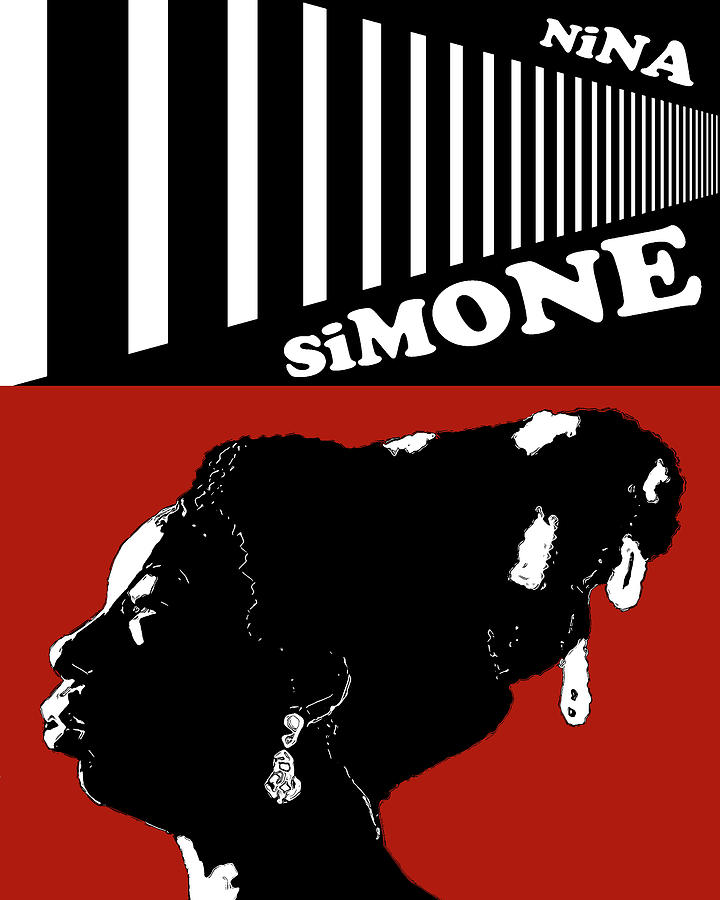 Nina Simone Digital Art - Nina Simone by Regina Wyatt