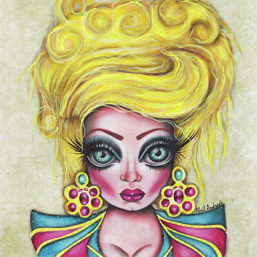 Nina West Painting by Abril Andrade