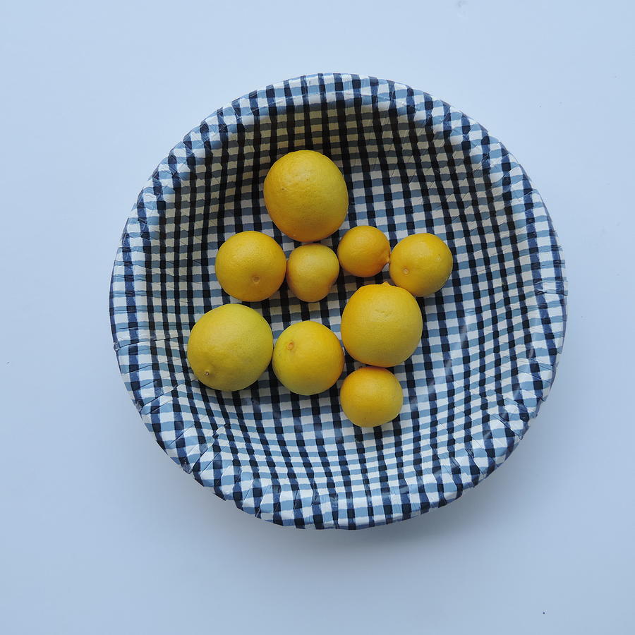 Nine Little Lemons Photograph by Bill Tomsa