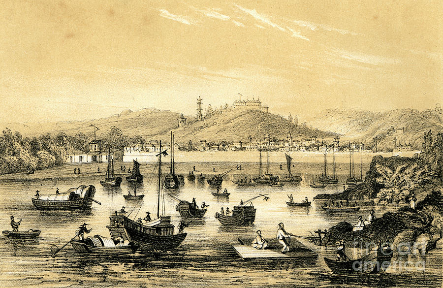 Ningbo, One Of The Five Ports Opened Drawing by Print Collector