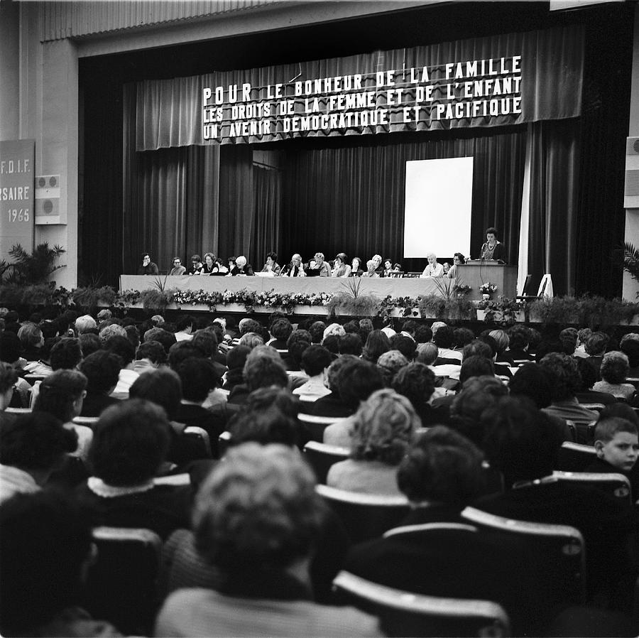 Ninth Congress Of The French Womens Photograph by Keystone-france