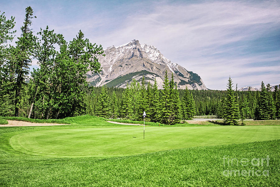 Ninth Green - Banff Springs Golf Course Photograph by Scott Pellegrin