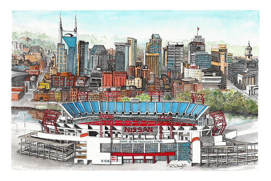 Nissan Stadium Canvas Prints Tennessee Titans Wall Art American,Sport –  UnixCanvas