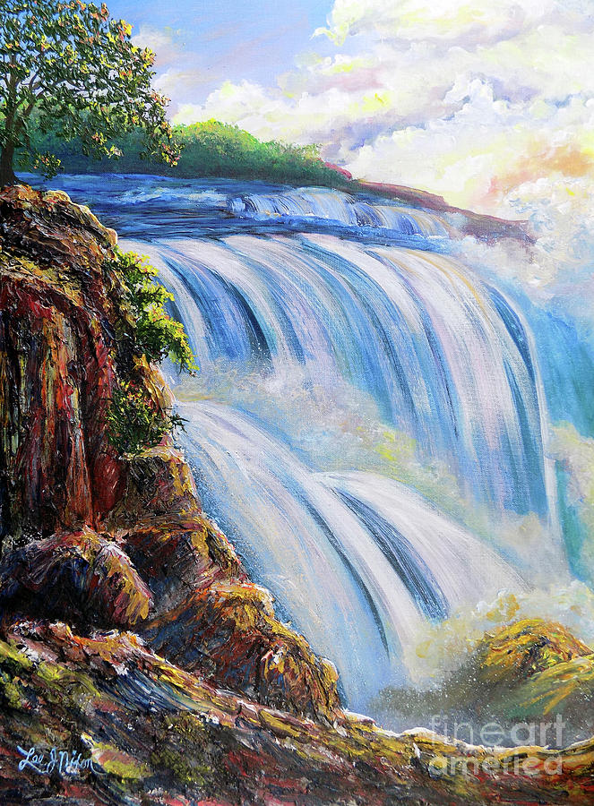 Nixons A Grand View Of Niagara Falls Painting by Lee Nixon