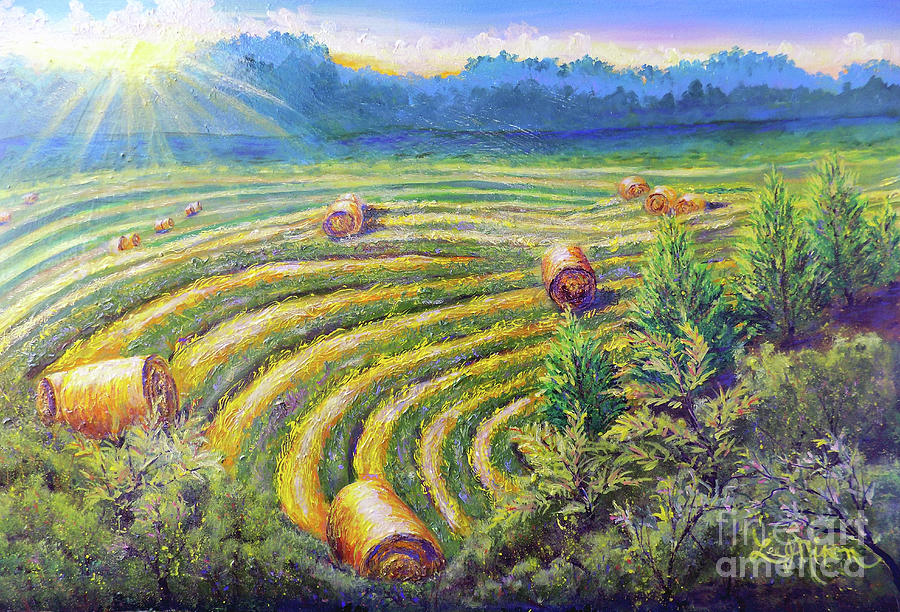 Nixons Artistic View Of Golden Nuggets Painting by Lee Nixon