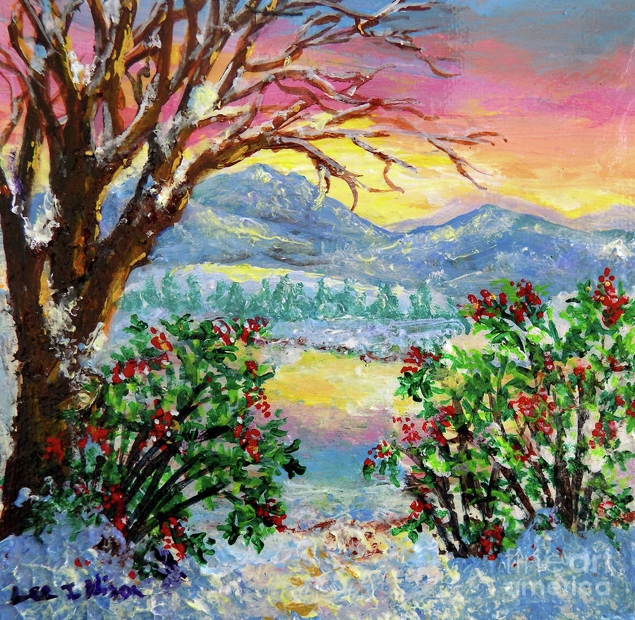 Nixons Beauty Of Winter Painting by Lee Nixon