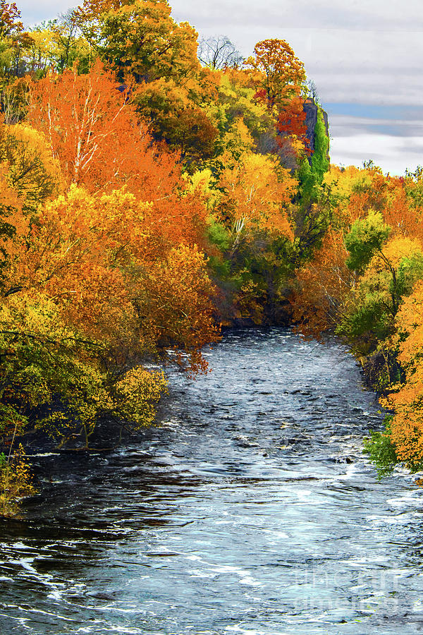 NJ Passaic River Autumn Landscape Photograph by Regina Geoghan  Fine 